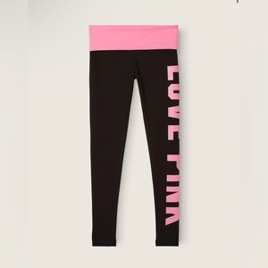 Victoria’s Secret PINK COTTON MID-RISE FOLDOVER LEGGINGS size M
